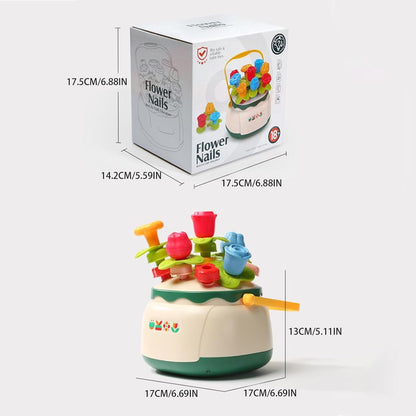 Huanger Flower Nails – Multifunctional Stacking and Shape Sorting Toy