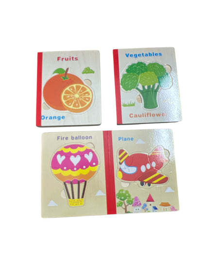 Wooden Puzzle Book
