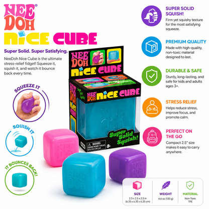 Nice Cube Nee Doh Stress Cube Sensory Fidget Toy