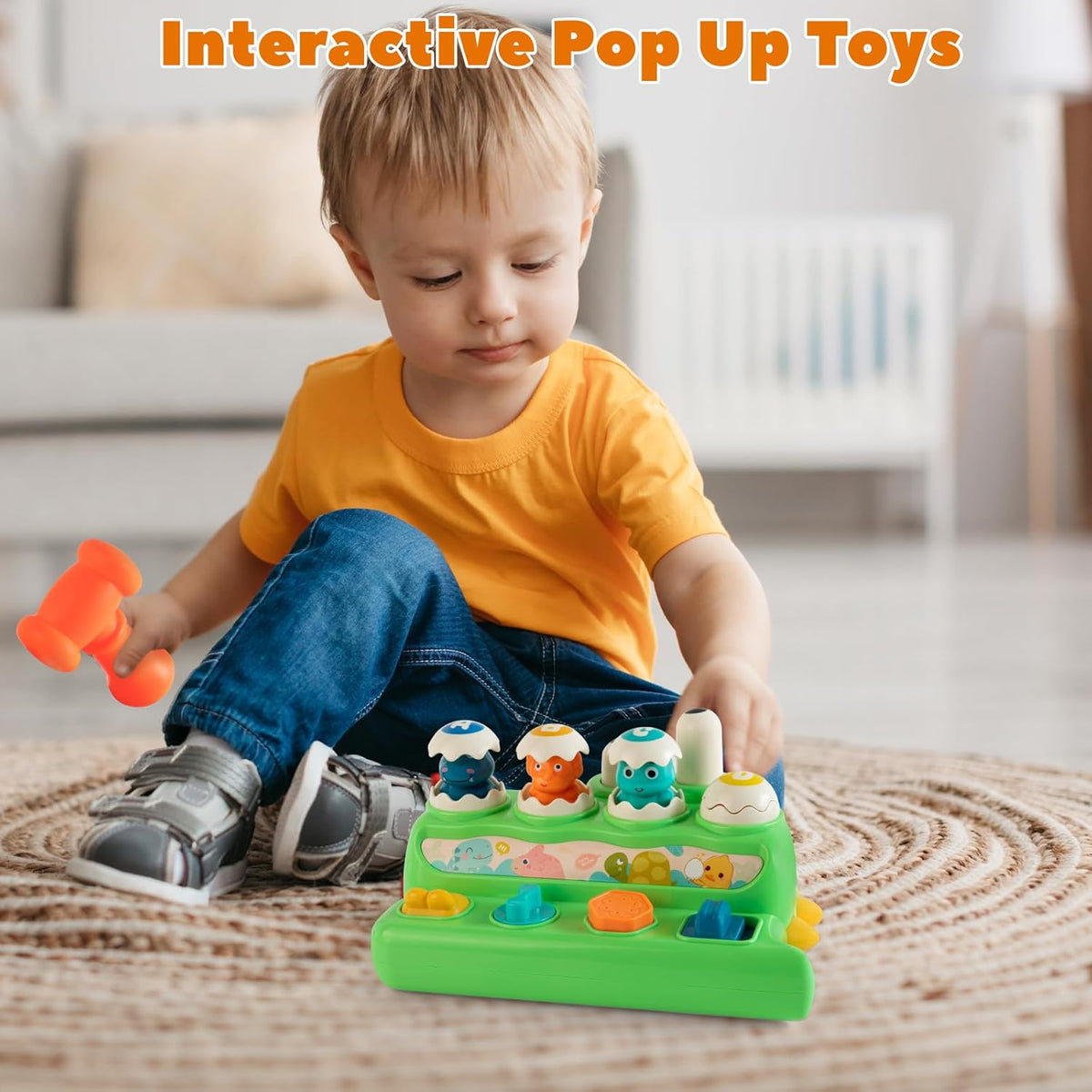 Whack-A-Mole Learning Toy Fine Motor Skills Game For Toddlers