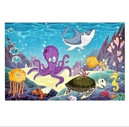 Under Water World Jumbo Floor Jigsaw Puzzle – 48 pieces
