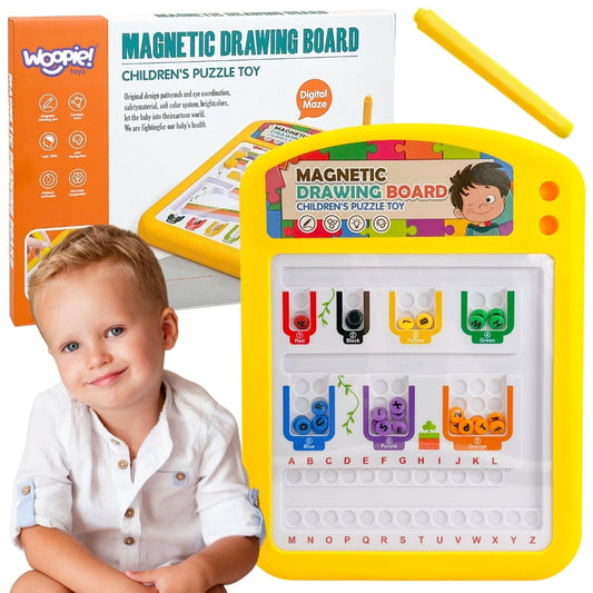 Magnetic Letter Maze Drawing Board