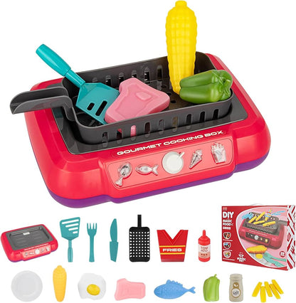 DIY Magic Food Cooking Set – Color-Changing, Bubble-Grill Fun