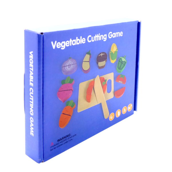 Wooden Vegetable Cutting Set – 12 Pieces