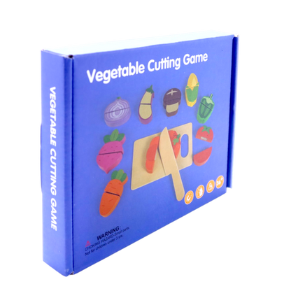 Wooden Vegetable Cutting Set – 12 Pieces