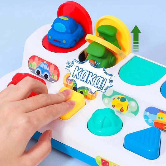 Huanger Vehicles Pop-up Peekaboo Toy