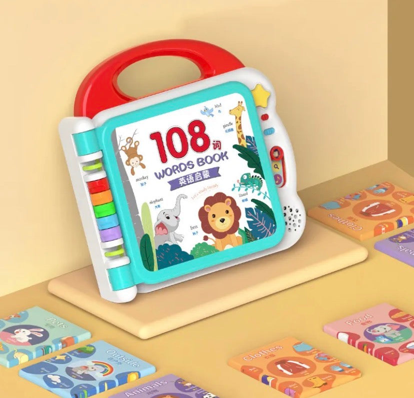 Touch and Learn Words Book with Bluetooth Function – 108 Words