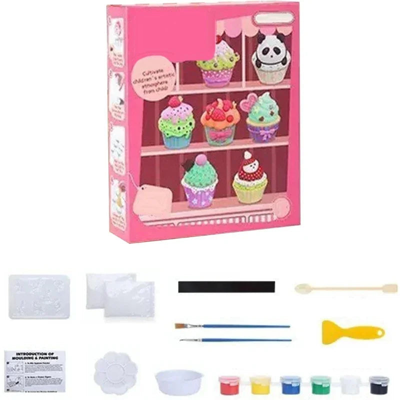 DIY Dessert 3D Mold and Paint for Kids