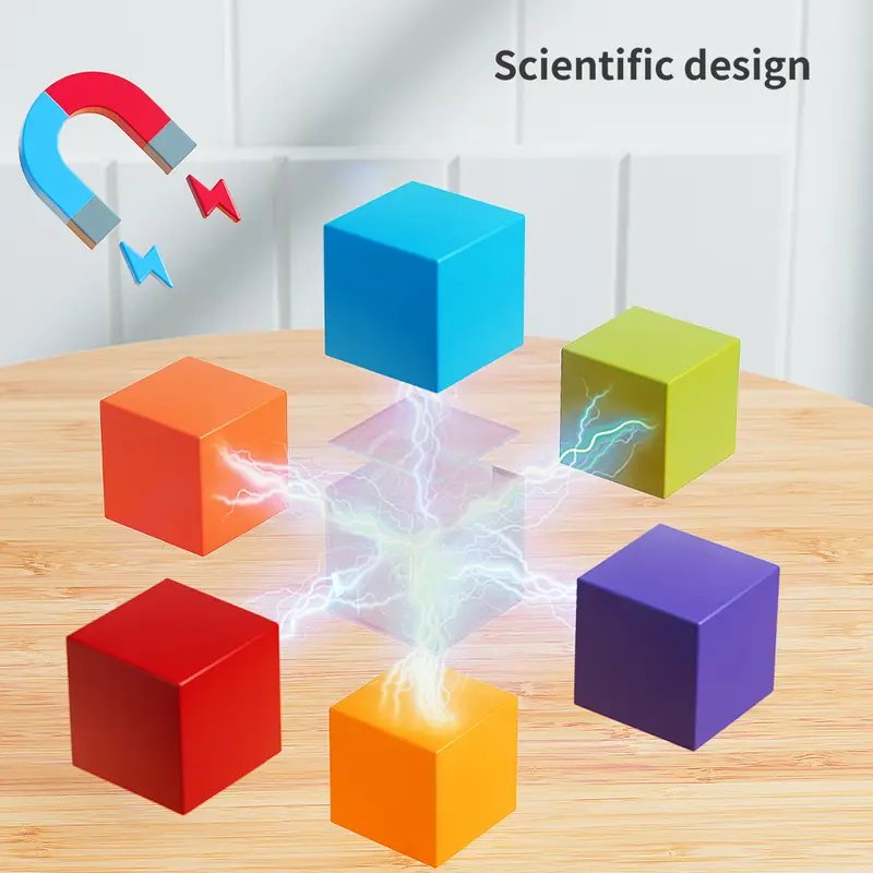 Magnetic Building Blocks Blocks – 48 pieces (2cm x 2cm)