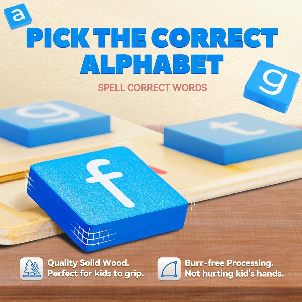 CVC Word Building Spelling Game (3 Letter Words)
