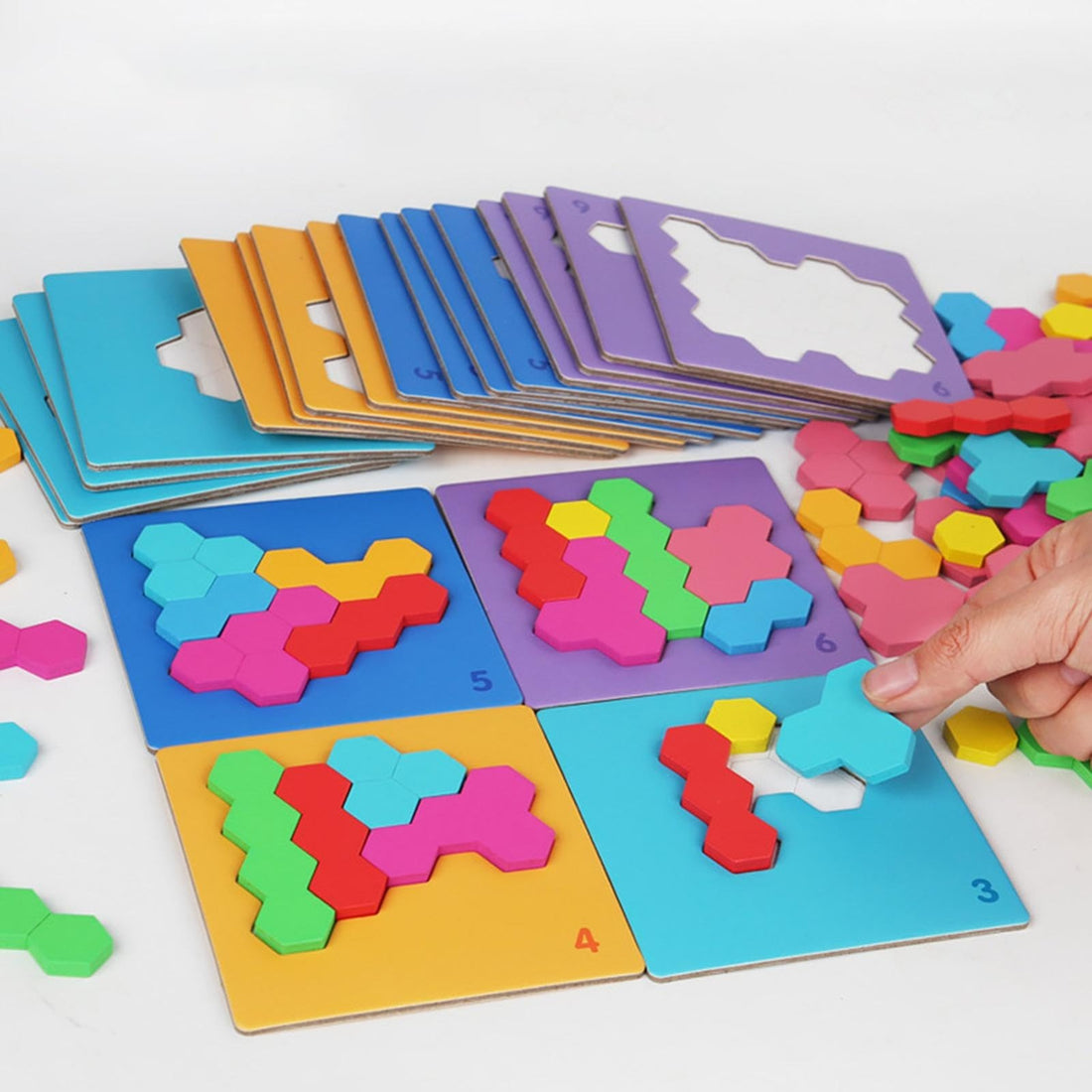 Quick Combat Quick Decision Colourful Hexagon Puzzle Game