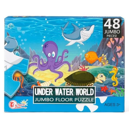 Under Water World Jumbo Floor Jigsaw Puzzle – 48 pieces
