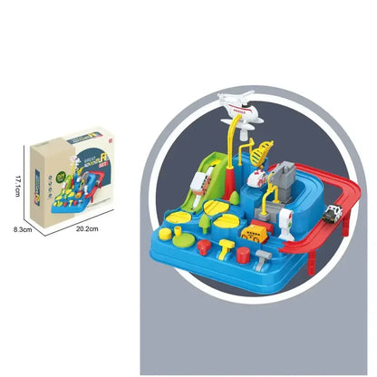 Mini Car Adventure Track Set Fun Learning Toy for Curious Kids