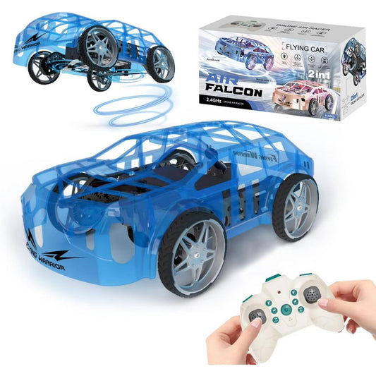RC Drone Air Racer Flying Car One Click Take Off/Landing with LED Lights