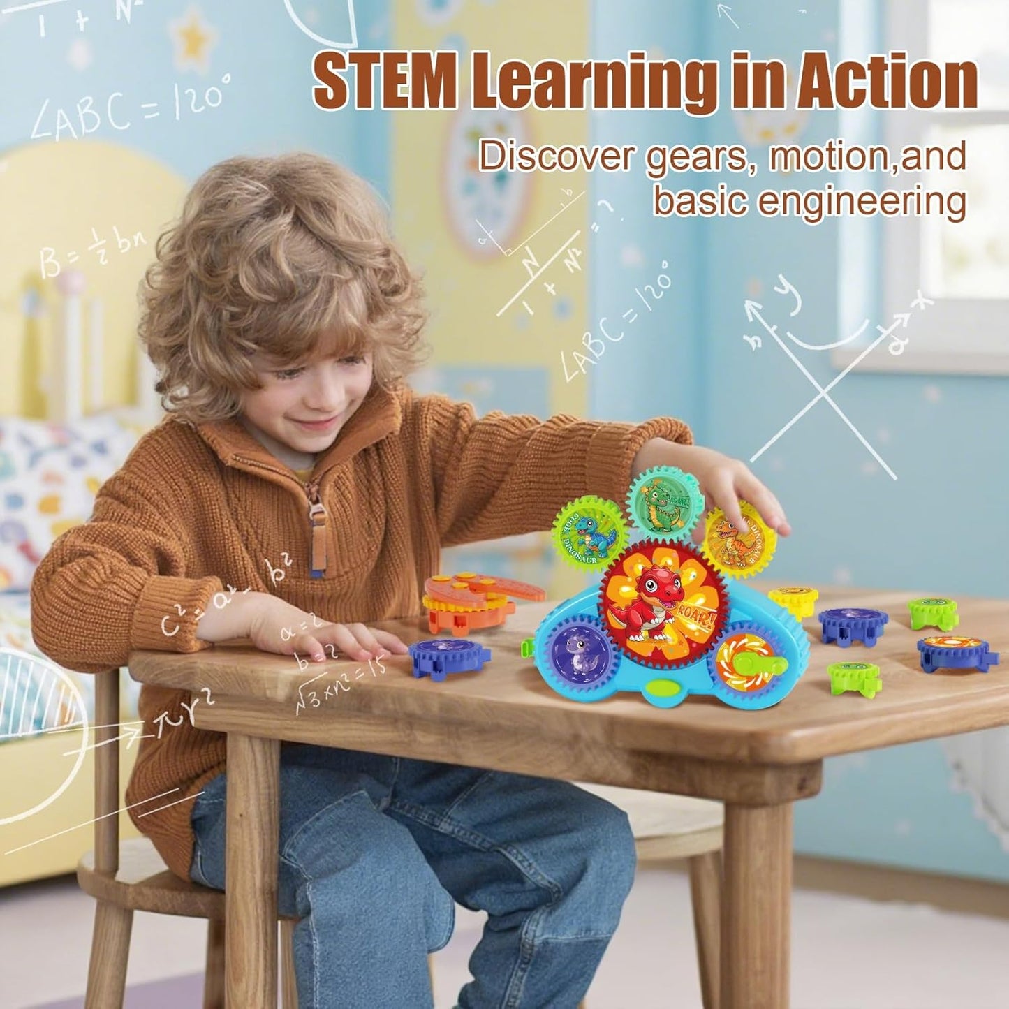 Creative Gear Building Block Spinning Set