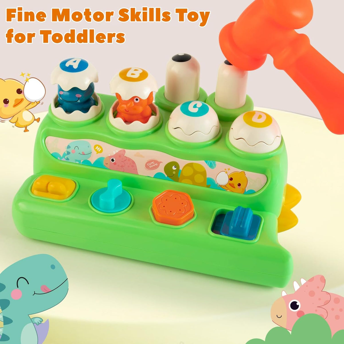 Whack-A-Mole Learning Toy Fine Motor Skills Game For Toddlers