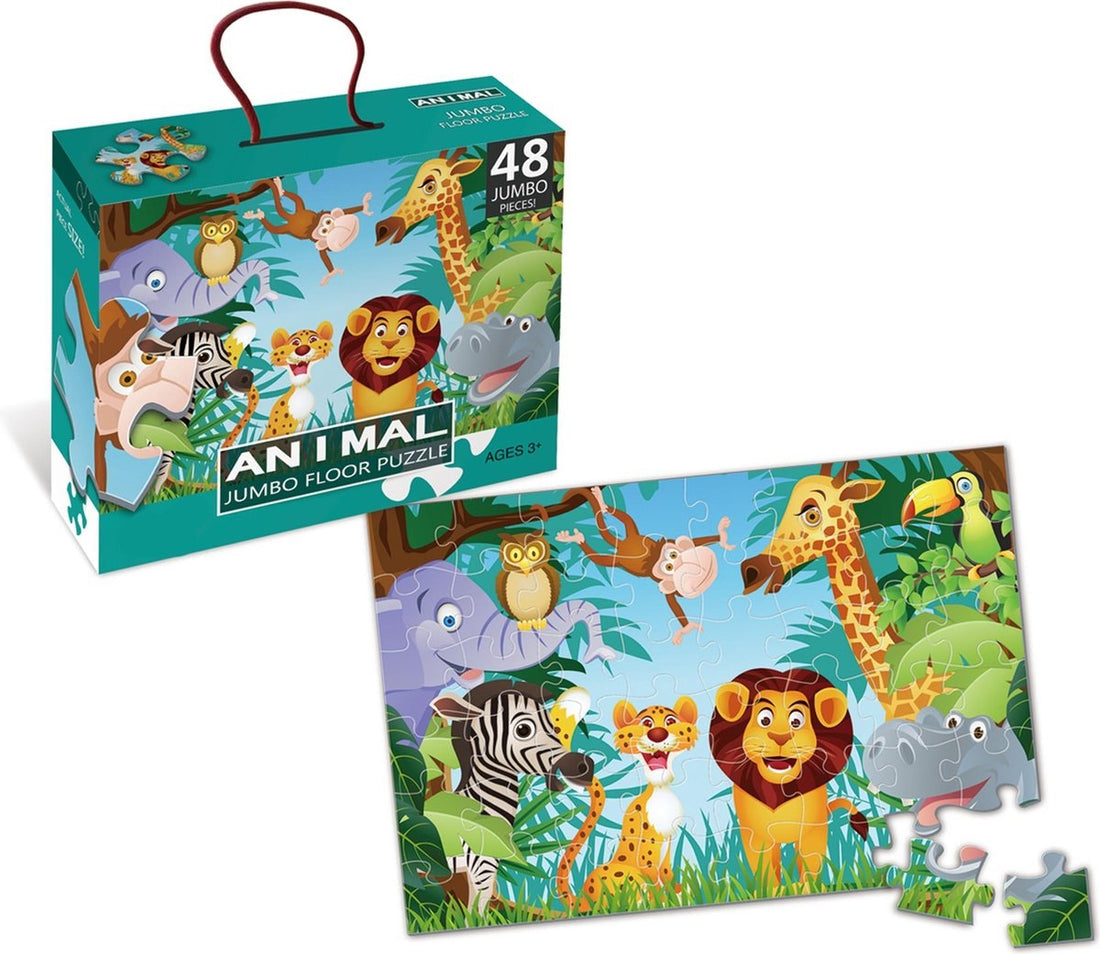Animal Jumbo Floor Jigsaw Puzzle – 48 pieces