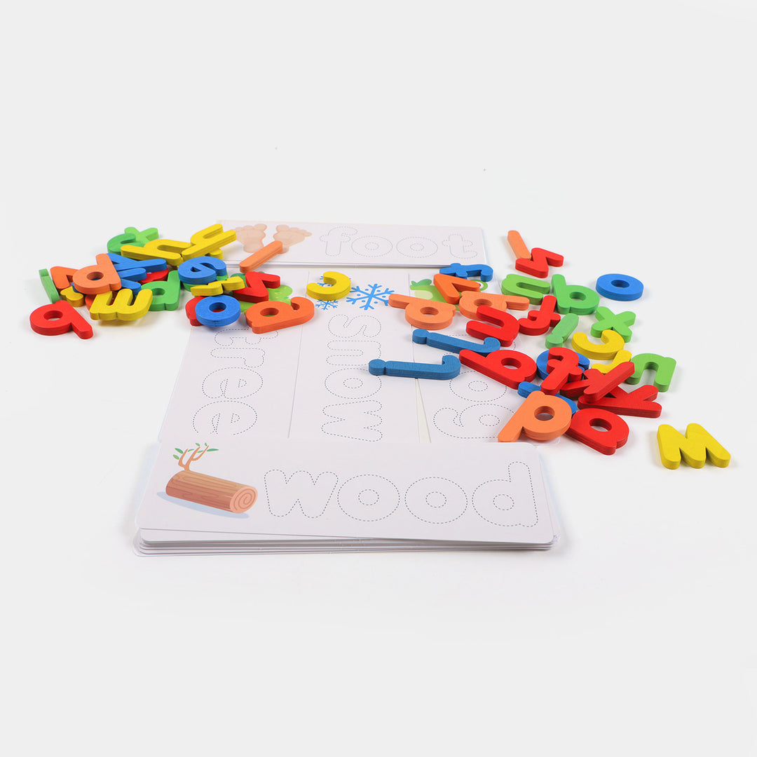 Wooden Spelling Learning Game