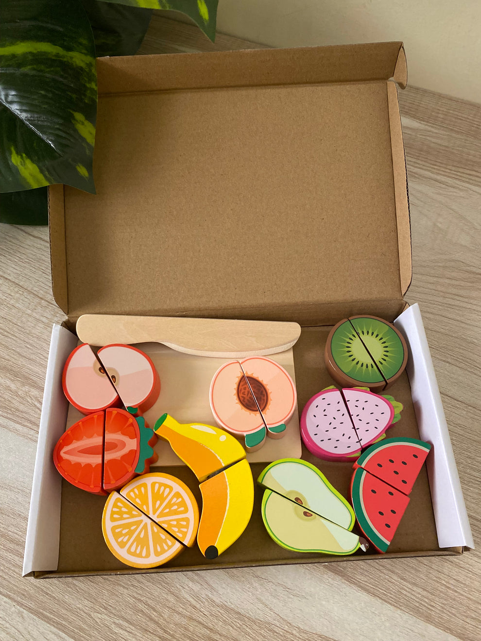 Wooden Cutting Fruit Set