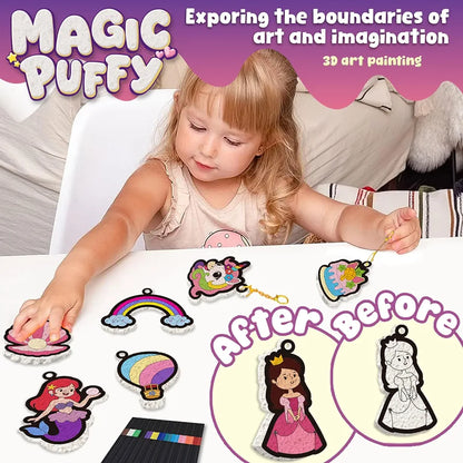 Unicorn Magic Puffy – 3D Art painting Kit