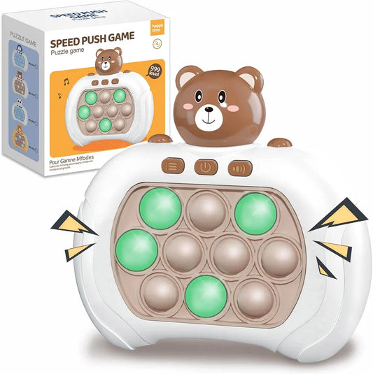 Light-Up Squeeze Poppet Sensory Push Pop Bubble Toy