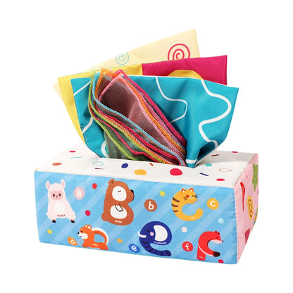 Baby Sensory Tissue Box Toy