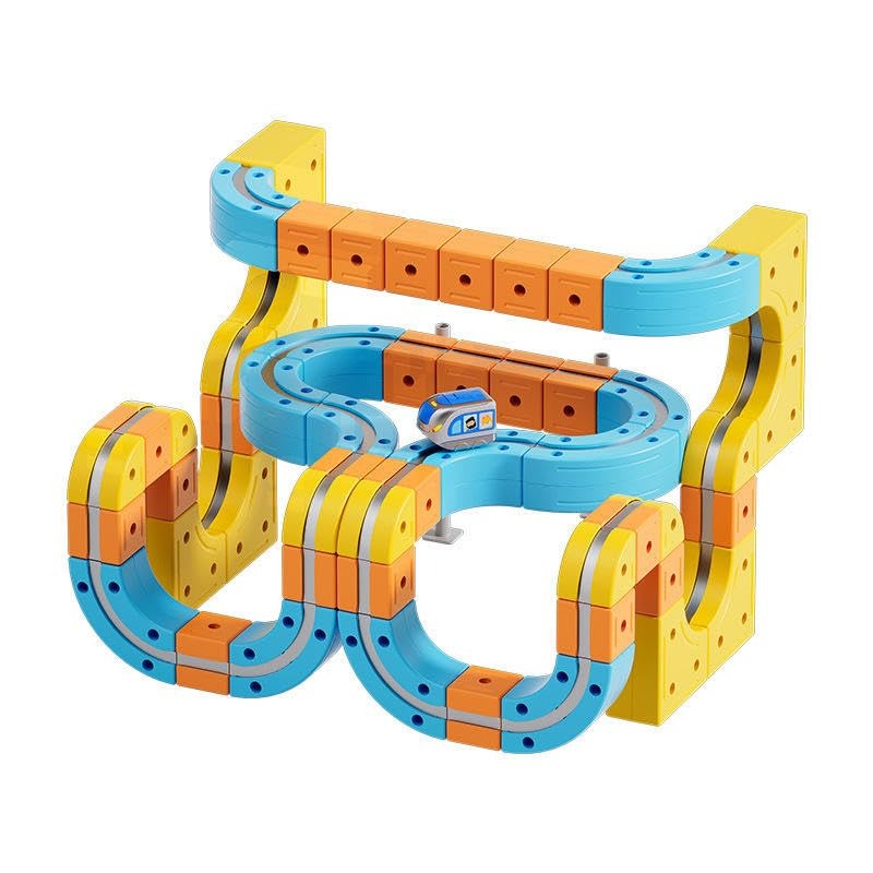 MagTrack Builder – Magnetic STEM Track Set - 67 Pcs