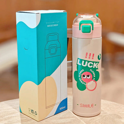 Children's Water 316 Stainless Steel Food Grade Thermo Insulation Student Cute Thermal Thermo Flask - HB002