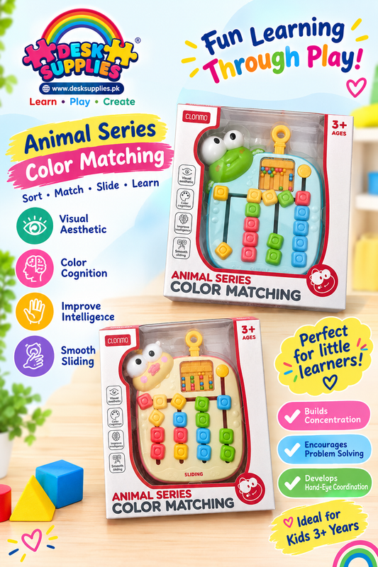 Cute Animal Series Colour Matching Sliding Logic Puzzle Board