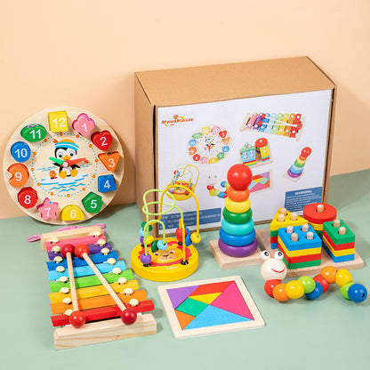 7-in-1 Wooden Montessori Learning Toy Set