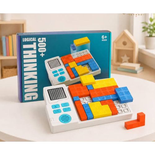 Electronic IQ Brain Teaser Puzzle Game For Kids And Adults With LCD Screen With 500 Challenges