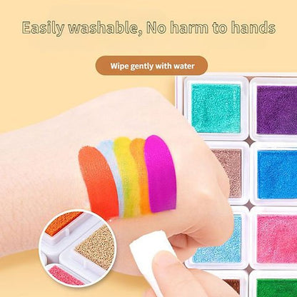 Finger Paints and Book Set (24 colors)