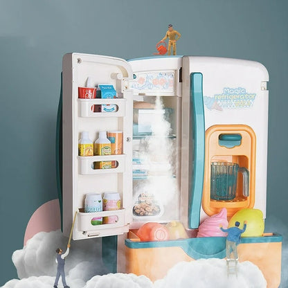 Multi-Function Fridge Toy Set – 39-Piece Interactive Play Kitchen