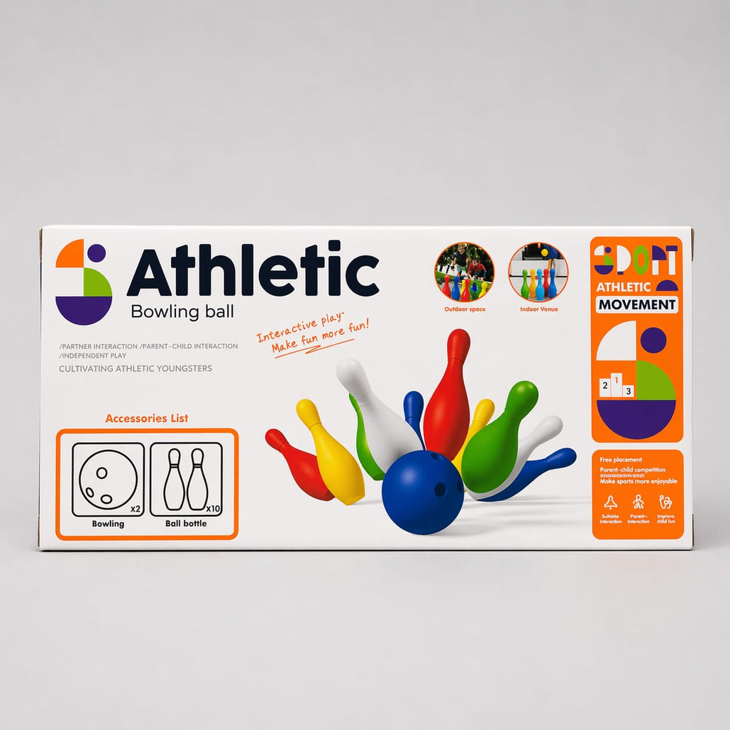Kids Mini Bowling Set – Animal Theme Bowling Game with Balls & Pins for Indoor & Outdoor Play