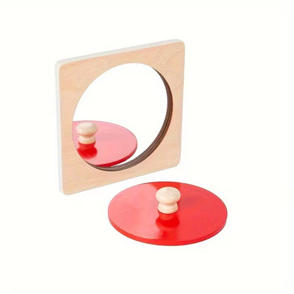 Wooden Peekaboo Mirror Puzzle