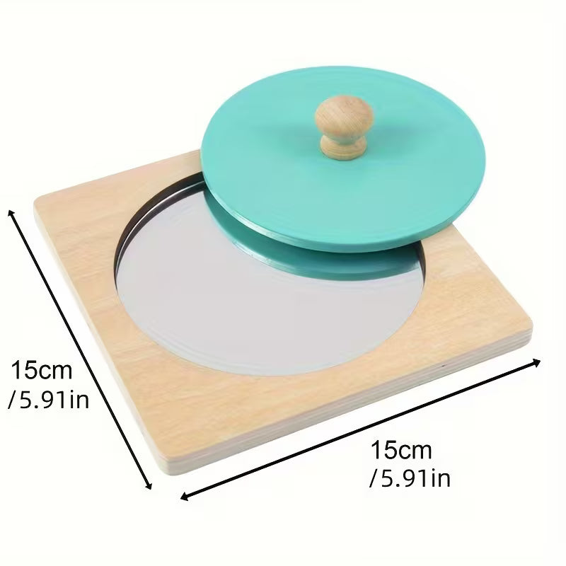 Wooden Peekaboo Mirror Puzzle