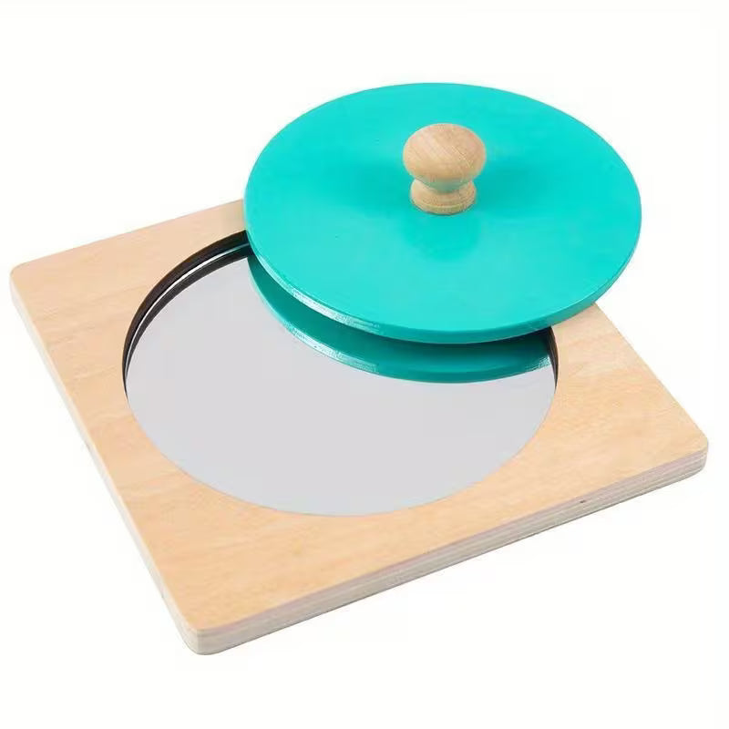 Wooden Peekaboo Mirror Puzzle